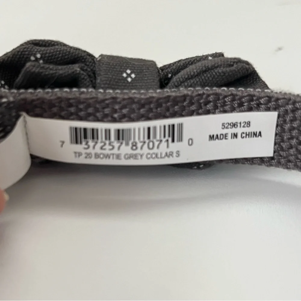 Cute Bow Tie Adjustable Dog Collar by TopPaw in Size Small
